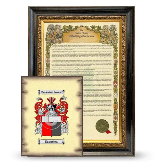 Kappelen Framed History and Coat of Arms Print - Heirloom