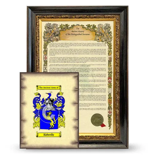 Kidwelly Framed History and Coat of Arms Print - Heirloom