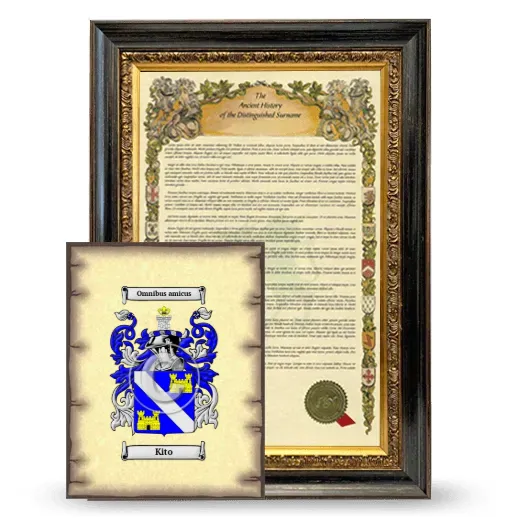 Kito Framed History and Coat of Arms Print - Heirloom