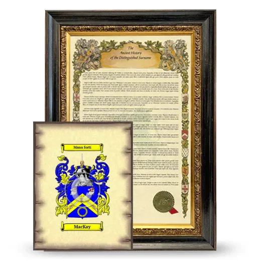Mackay Framed History and Coat of Arms Print - Heirloom