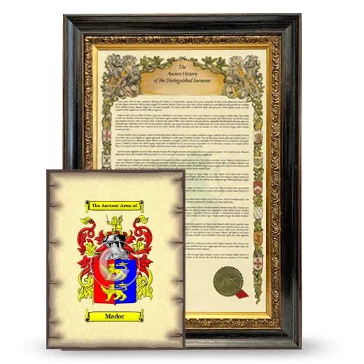 Madoc Framed History and Coat of Arms Print - Heirloom