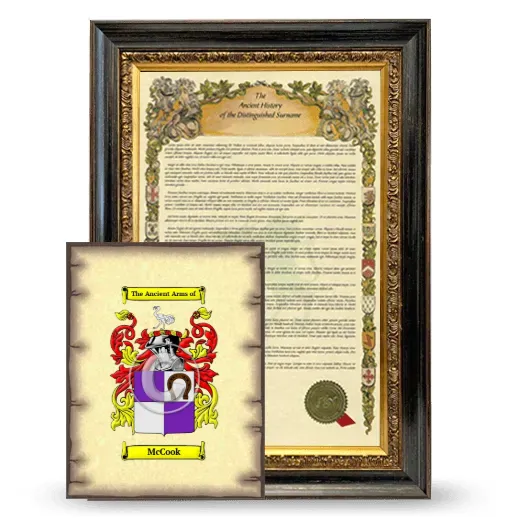 McCook Framed History and Coat of Arms Print - Heirloom