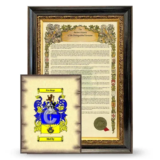McFly Framed History and Coat of Arms Print - Heirloom