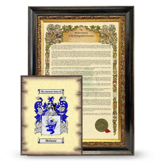 McGrory Framed History and Coat of Arms Print - Heirloom
