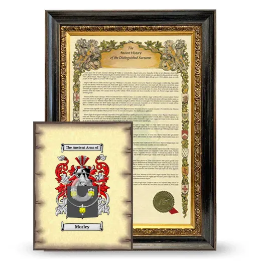 Morley Framed History and Coat of Arms Print - Heirloom