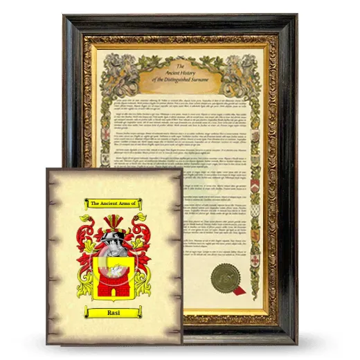 Rasi Framed History and Coat of Arms Print - Heirloom