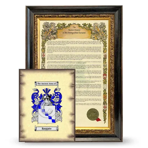 Raygate Framed History and Coat of Arms Print - Heirloom