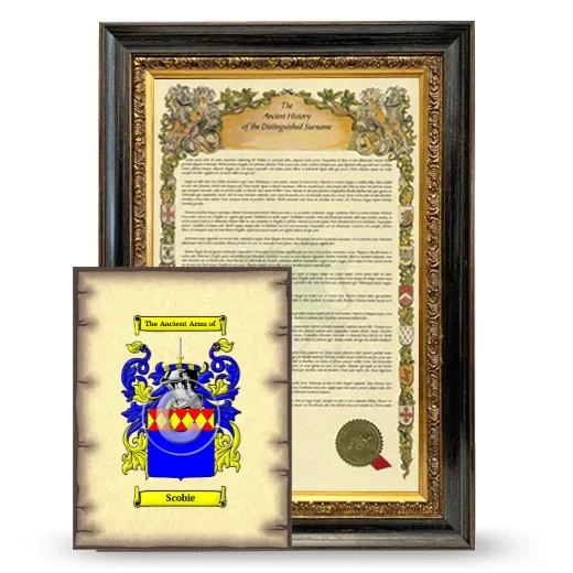 Scobie Framed History and Coat of Arms Print - Heirloom
