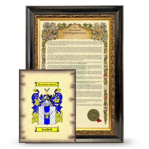 Scorfield Framed History and Coat of Arms Print - Heirloom