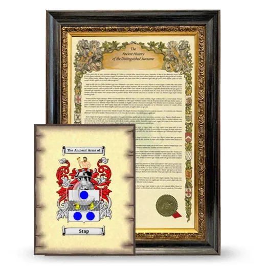 Stap Framed History and Coat of Arms Print - Heirloom