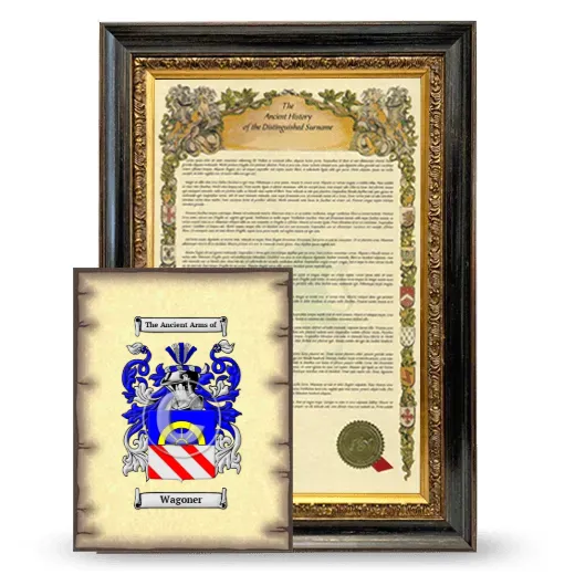 Wagoner Framed History and Coat of Arms Print - Heirloom