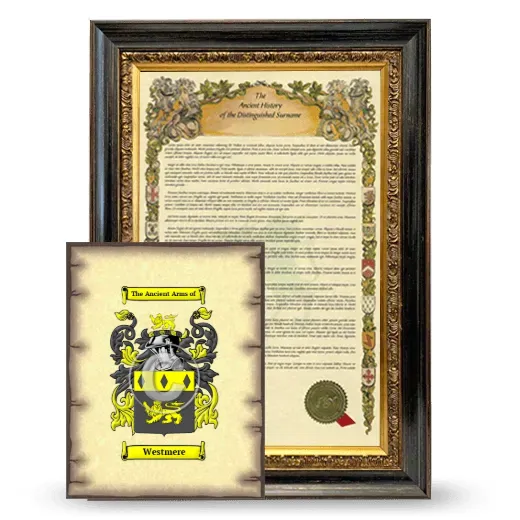 Westmere Framed History and Coat of Arms Print - Heirloom