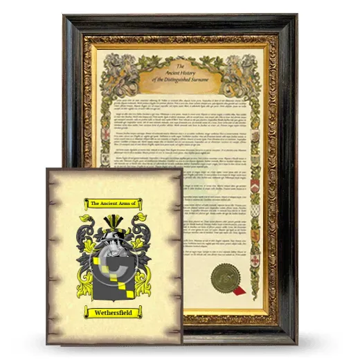 Wethersfield Framed History and Coat of Arms Print - Heirloom