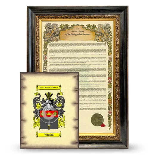 Wigfall Framed History and Coat of Arms Print - Heirloom