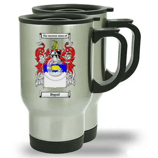 Bygod Pair of Steel Travel Mugs