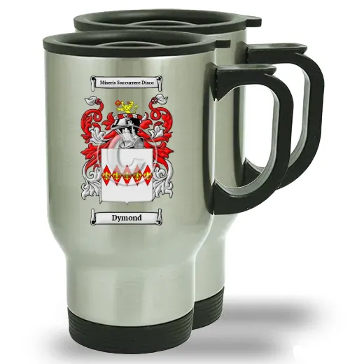 Dymond Pair of Steel Travel Mugs