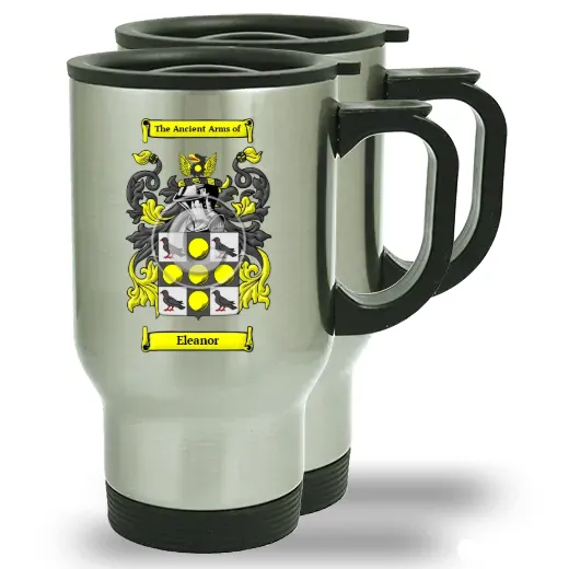 Eleanor Pair of Steel Travel Mugs