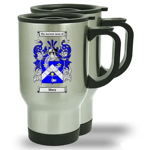Macy Pair of Steel Travel Mugs