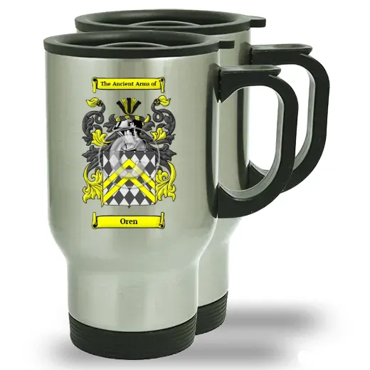 Oren Pair of Steel Travel Mugs