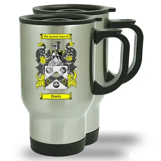 Preets Pair of Steel Travel Mugs