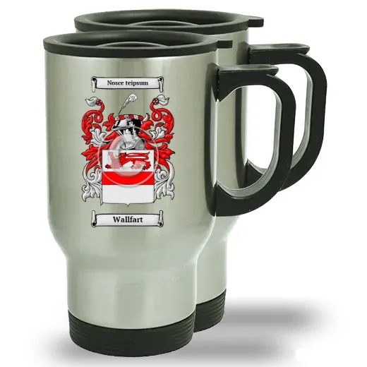 Wallfart Pair of Steel Travel Mugs