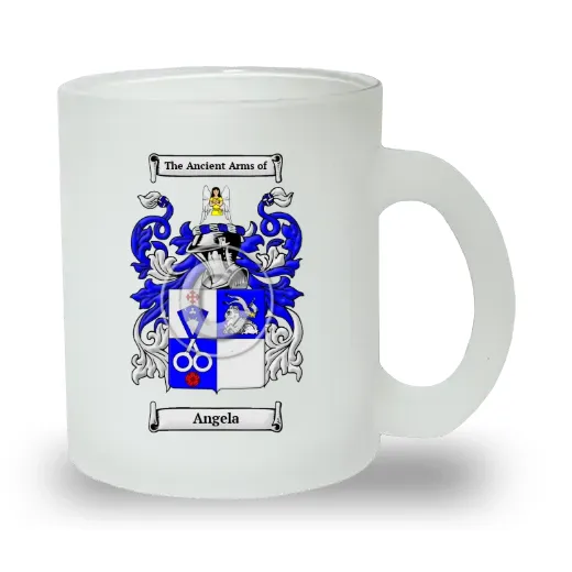 Angela Frosted Glass Mug