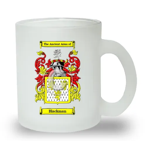 Blackman Frosted Glass Mug