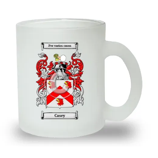 Casey Frosted Glass Mug