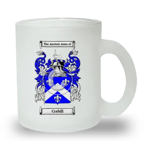 Crabill Frosted Glass Mug