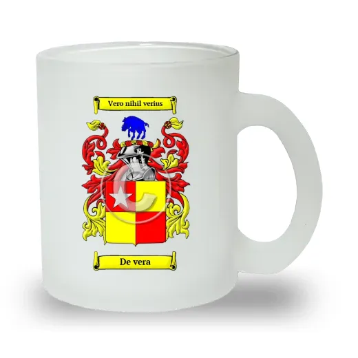 De vera Frosted Glass Mug