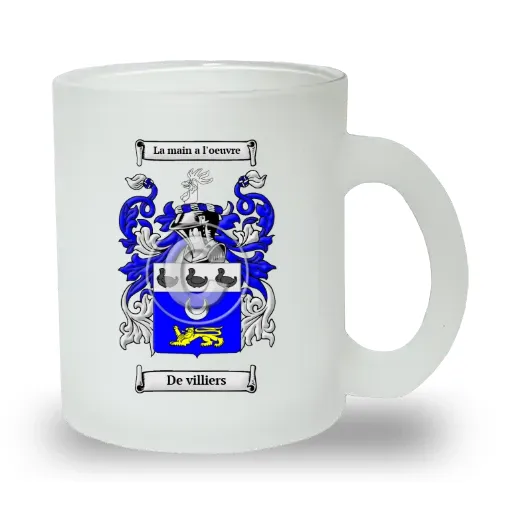 De villiers Frosted Glass Mug