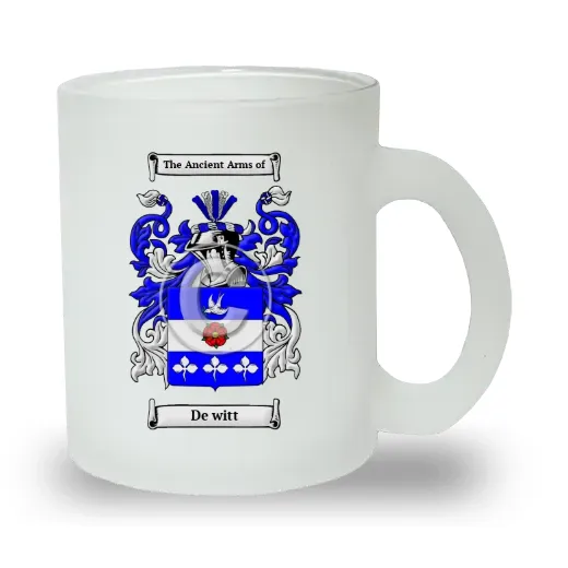 De witt Frosted Glass Mug