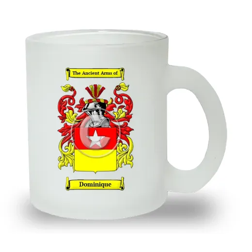 Dominique Frosted Glass Mug
