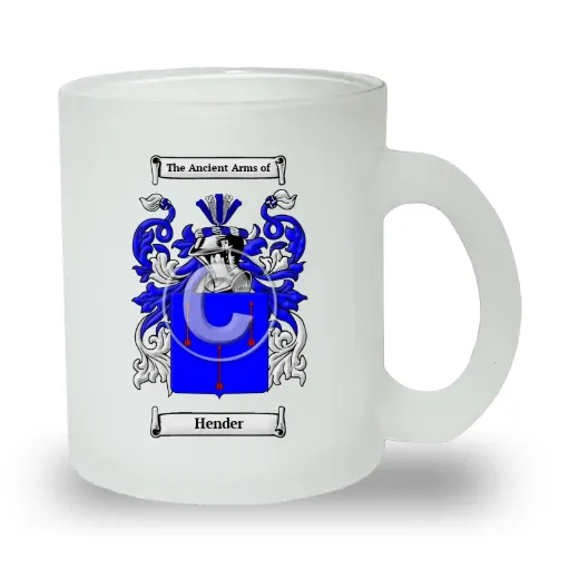 Hender Frosted Glass Mug