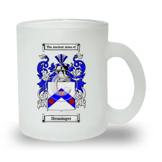 Henninger Frosted Glass Mug
