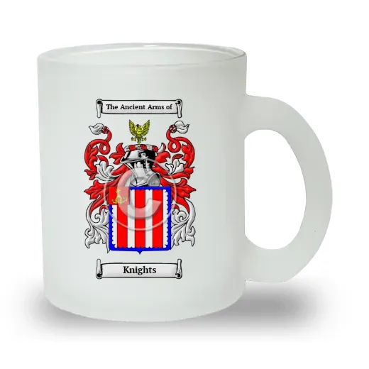 Knights Frosted Glass Mug