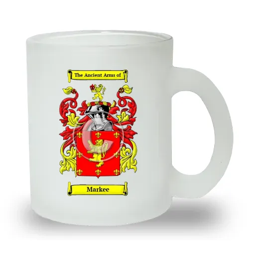 Markee Frosted Glass Mug