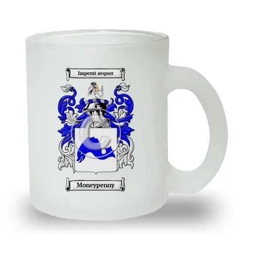 Moneypenny Frosted Glass Mug