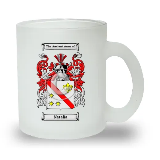 Natalia Frosted Glass Mug
