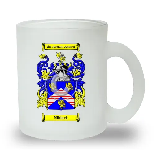 Niblack Frosted Glass Mug