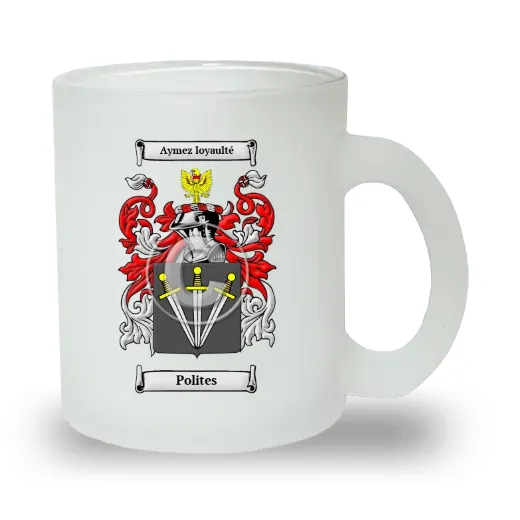 Polites Frosted Glass Mug