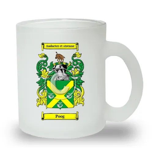 Poog Frosted Glass Mug