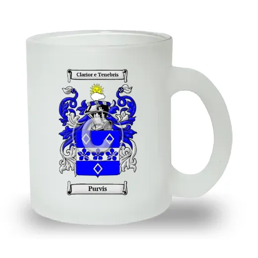 Purvis Frosted Glass Mug