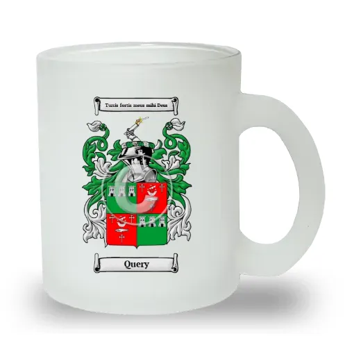 Query Frosted Glass Mug