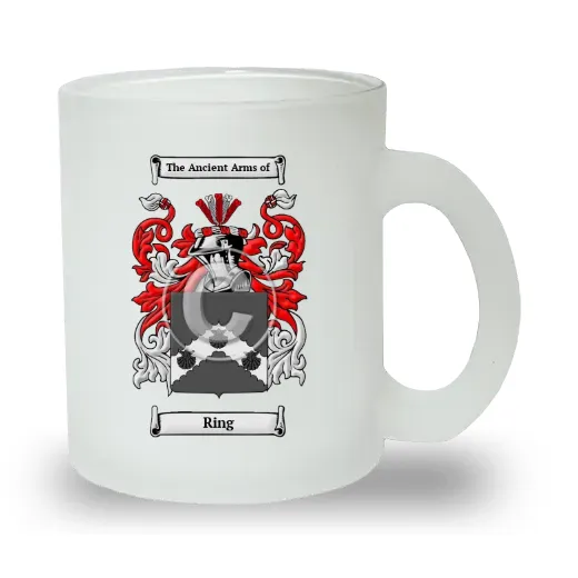 Ring Frosted Glass Mug