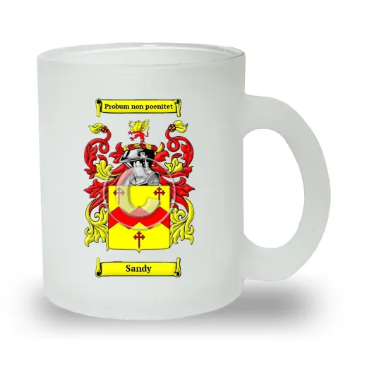 Sandy Frosted Glass Mug