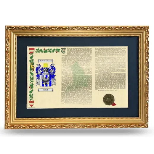 Babel Deluxe Armorial Landscape Framed - Gold