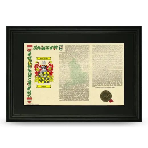 Braser Deluxe Armorial Landscape Framed- Black