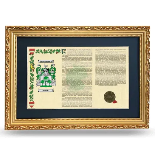 Bucholtz Deluxe Armorial Landscape Framed - Gold