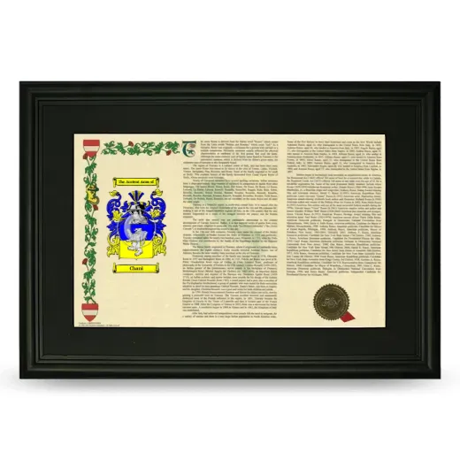 Chani Deluxe Armorial Landscape Framed- Black